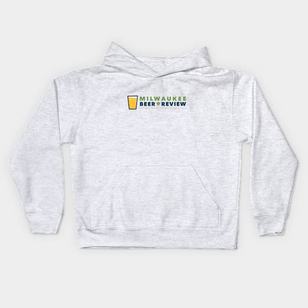 Milwaukee Beer Review logo Kids Hoodie by mkebeerreview